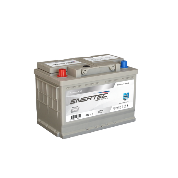 657-BLS 12V 74Ah Enertec Silver Lead-Acid Automotive Battery