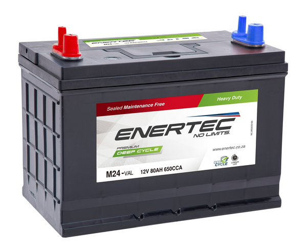 M24-MF 12V 80Ah Enertec BLUE Lead Acid Marine And Leisure Battery
