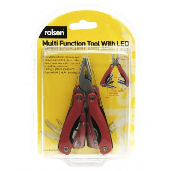 Rolson Multi Tool with LED | BatteryPower-Zone