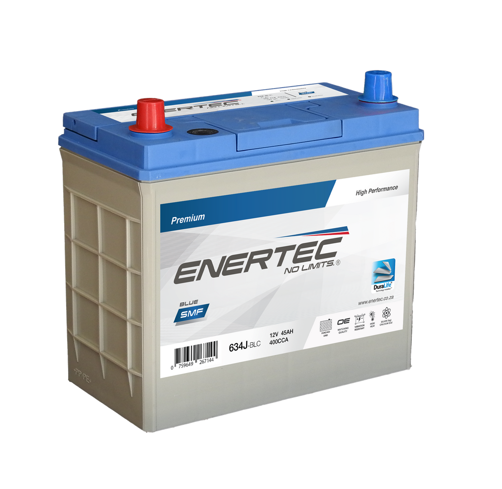 634J-BLC 12V 45Ah Enertec BLUE Lead Calcium Automotive Battery ...