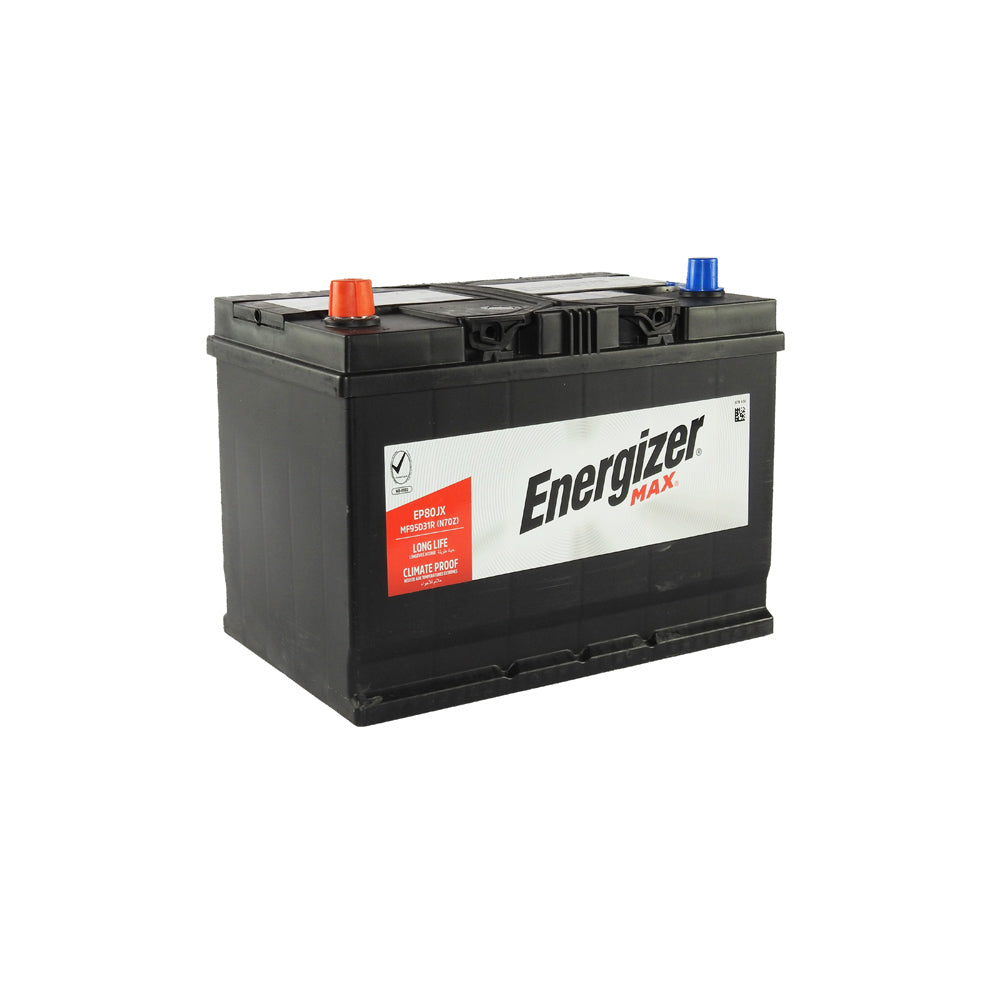 The 650 12V 80Ah Energizer Lead-Acid Automative Battery | Battery Power ...