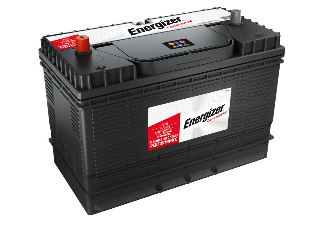 674P 12V 105Ah Energizer Lead Acid Battery | Battery Power-Zone