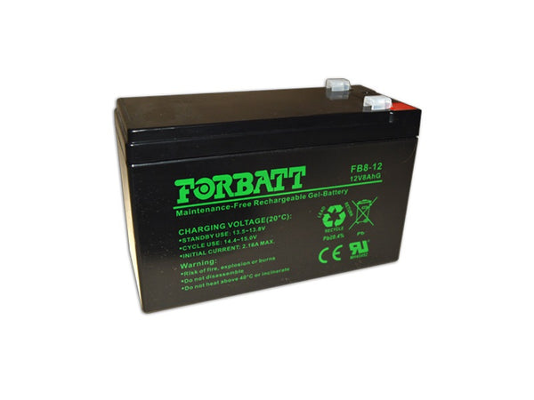 12V 8Ah VRLA GEL Forbatt Battery