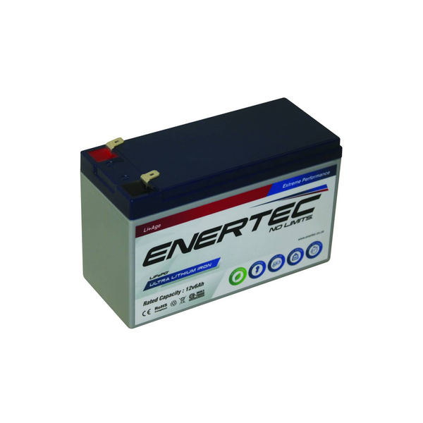 12V 6AH Lithium-Ion Phosphate Enertec Battery